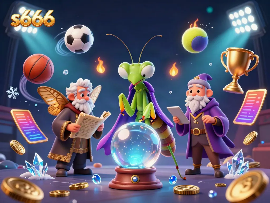 Engage with s666's magical casino world featuring dynamic sports betting elements and mystical characters.