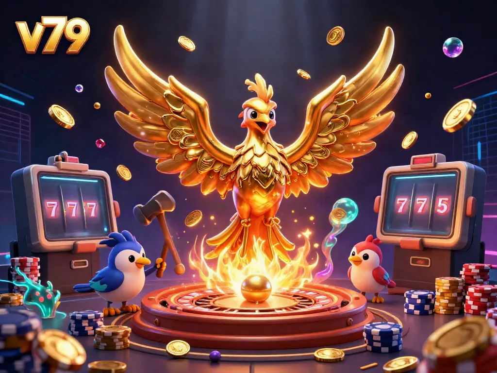 Experience thrilling wins with v79's golden phoenix and casino excitement!