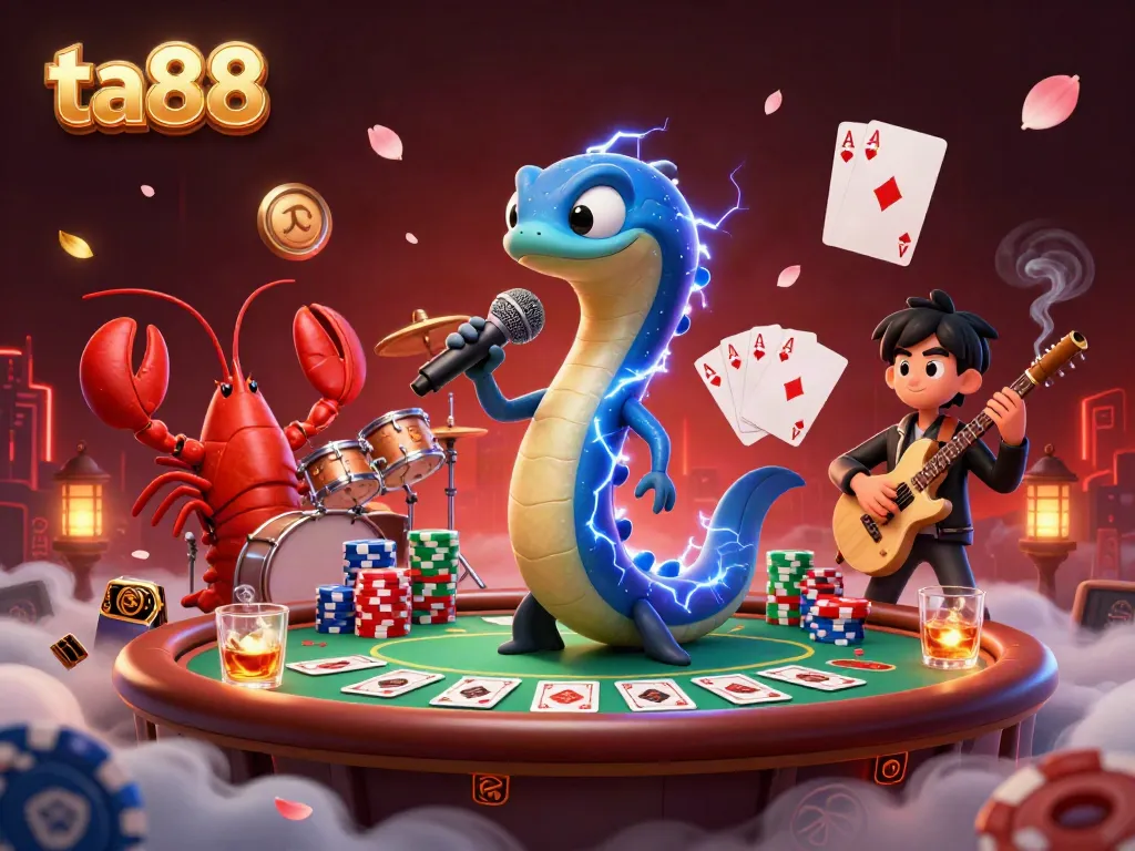 Join the excitement at ta88: Electric eel DJ performing live in an underwater casino!