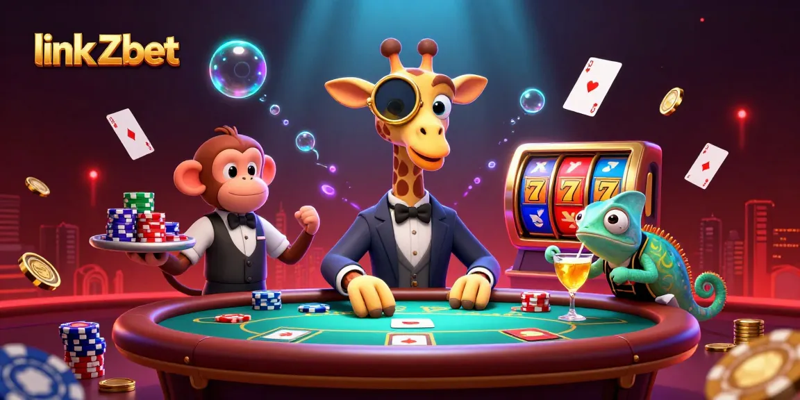 Experience the thrill of high-stakes gaming with link Zbet's vibrant casino illustration, showcasing poker excitement.